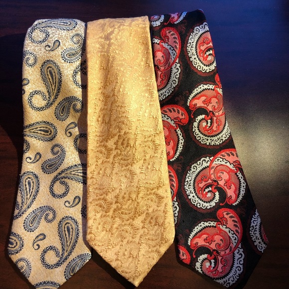 Vintage 1970’s Paisley Neckties (3), GUC. - Picture 5 of 5